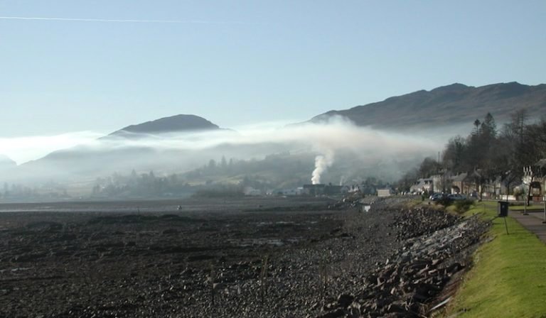 Smoke rising